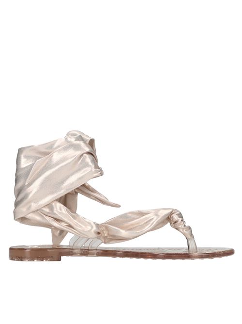 Sandali flat Jelly in PVC e tessuto CASADEI | 2Y398K0101Y281DY1ORO ROSA